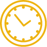 Orange clock icon