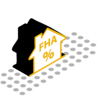 FHA home loan icon