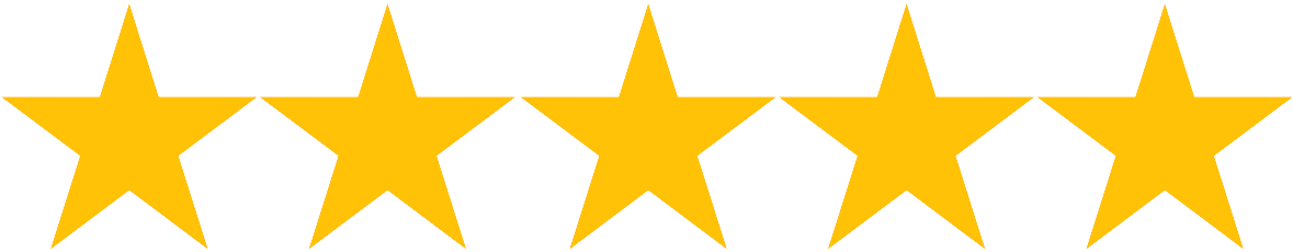 5 Yellow stars