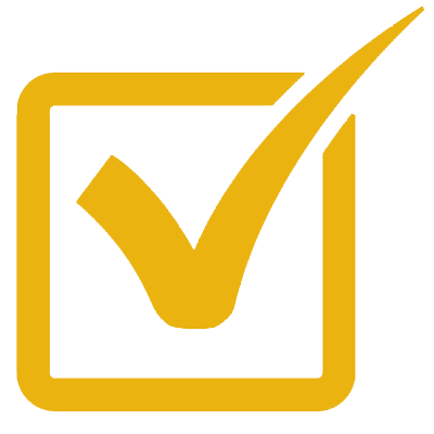 Yellow checkbox