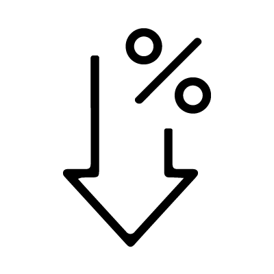 rate-icon-a-400x400 Percentage Icon